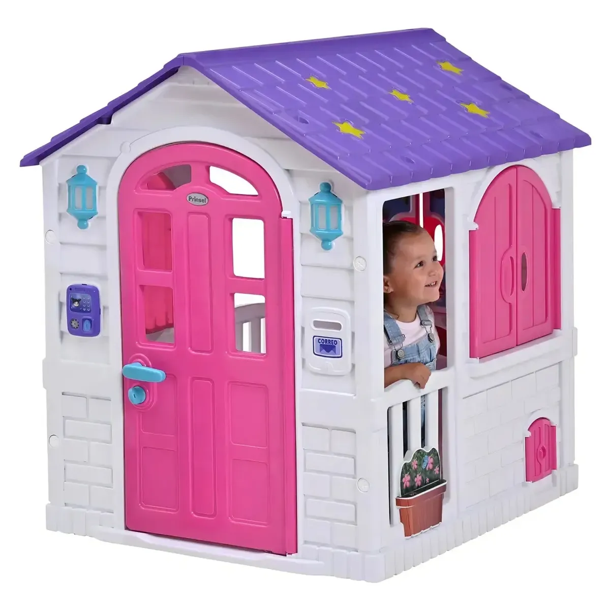 PRINSEL - Casita Infantil Play House Prinsel 2 en 1 Supermercado 4080
