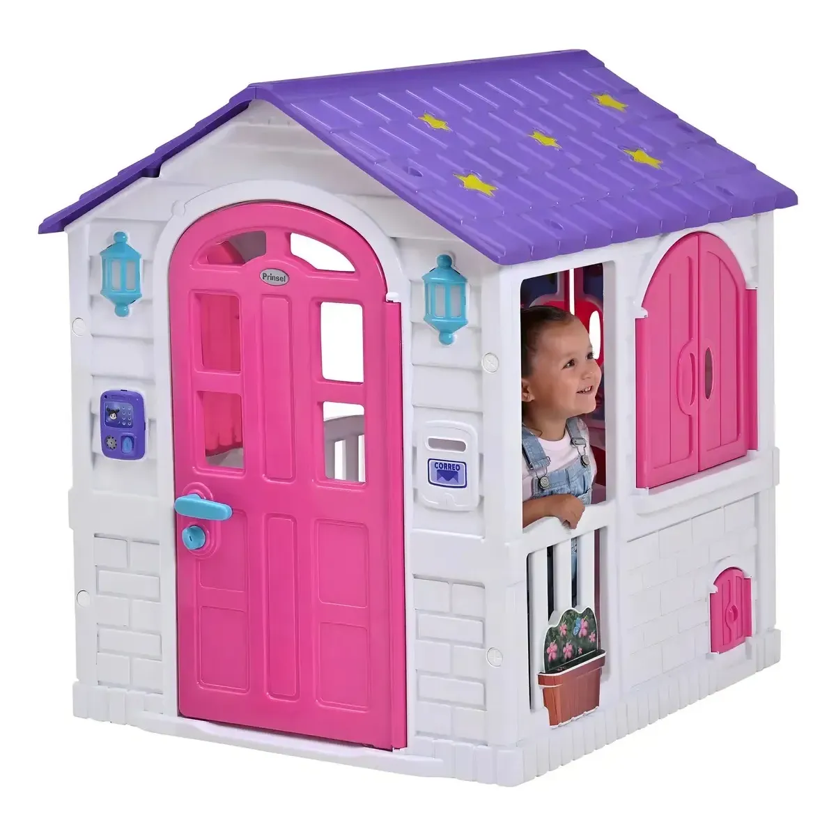 PRINSEL - Casita Infantil Play House Prinsel 2 en 1 Supermercado 4080