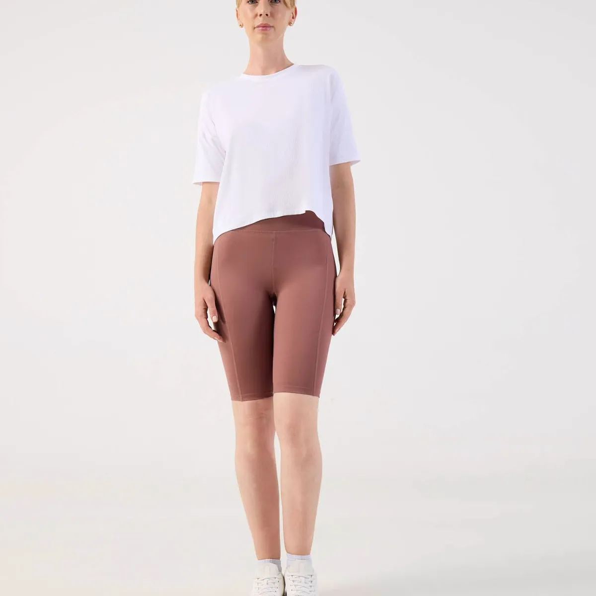 PATPRIMO - Leggins  Para Mujer Corto Patprimo Café #30230804