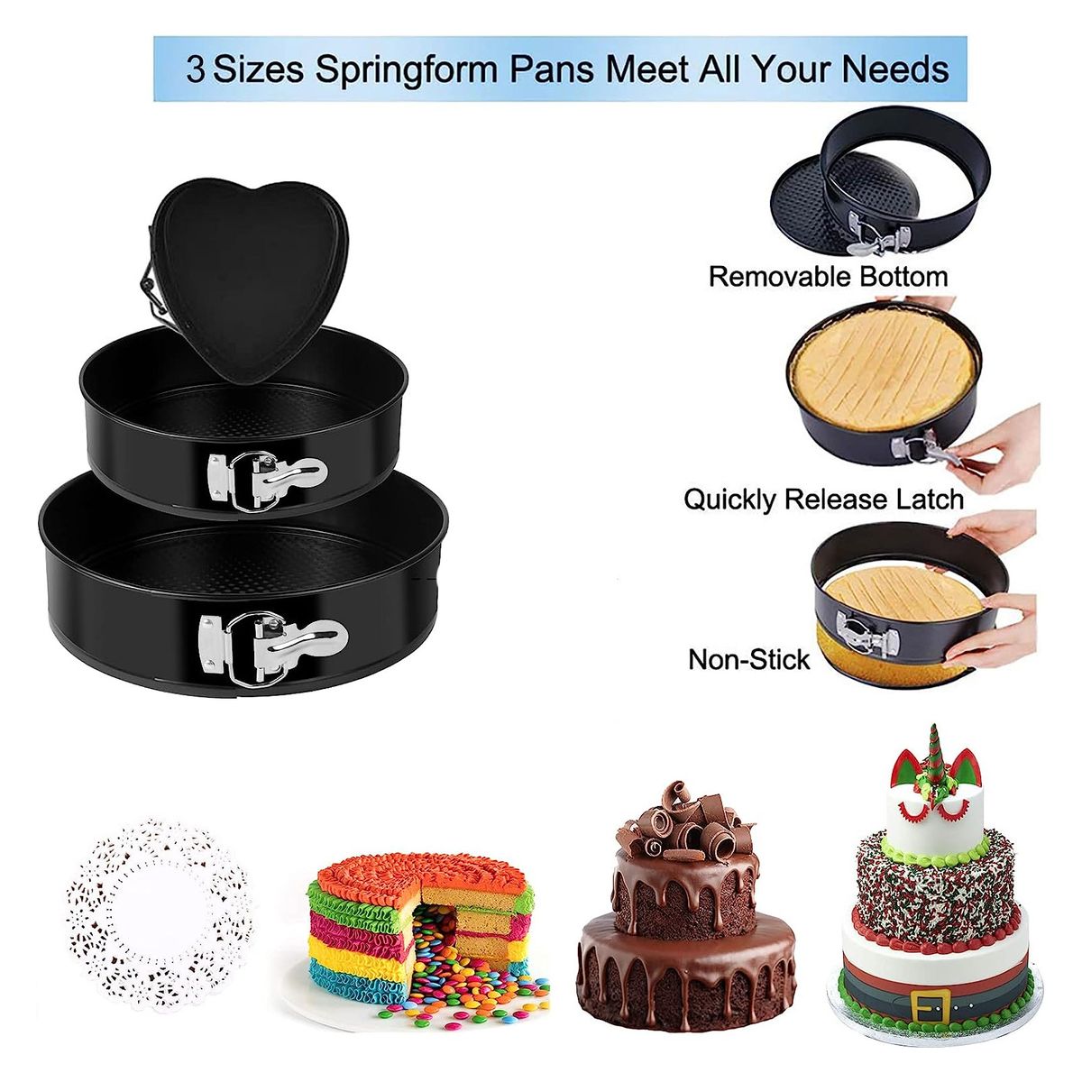 GENERAL - Kit Repostero Pastelero Decoración Pasteles Puntas 467 PIezas