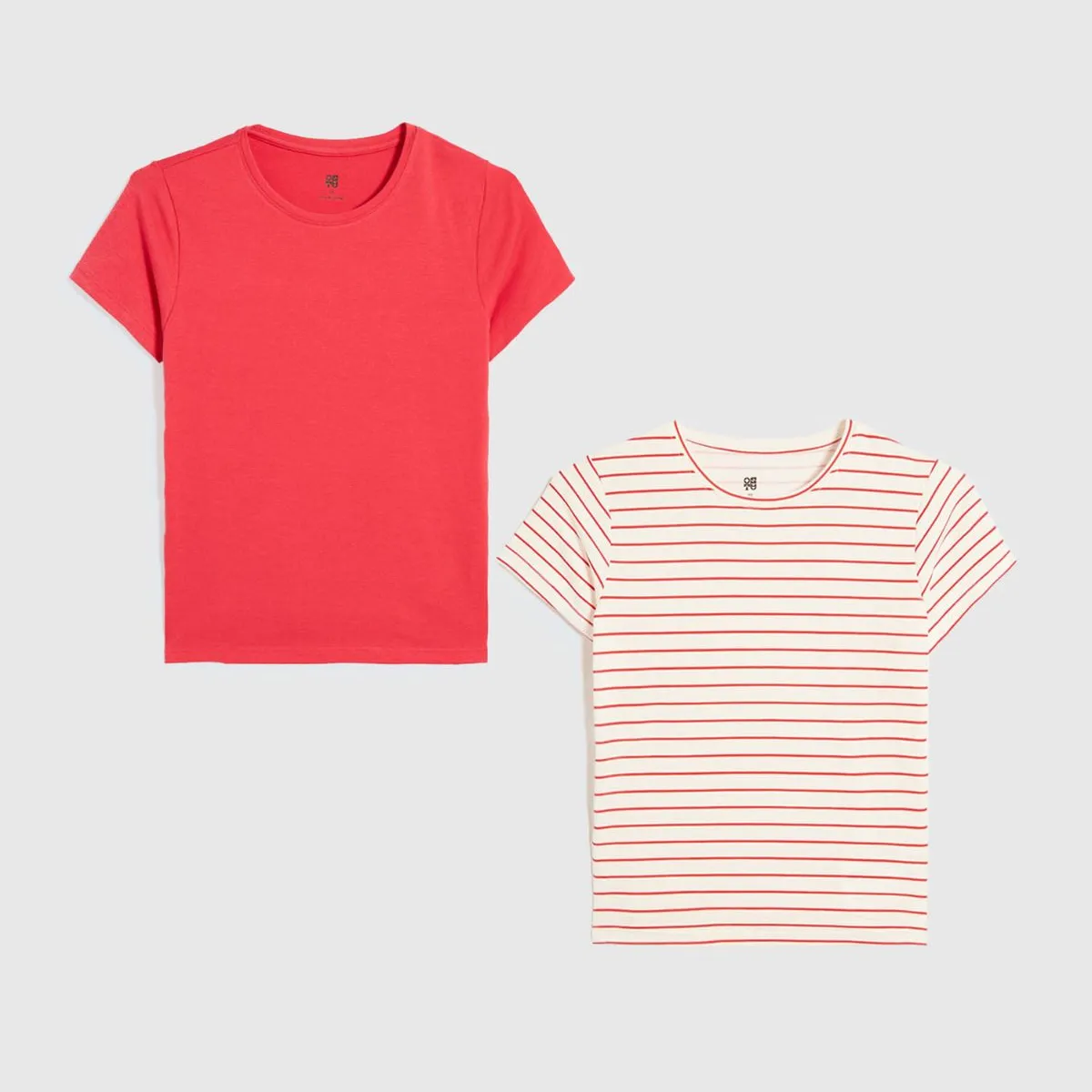 OSTU - Camiseta Infantil Niña Manga Corta Ostu Color Rojo #90090289