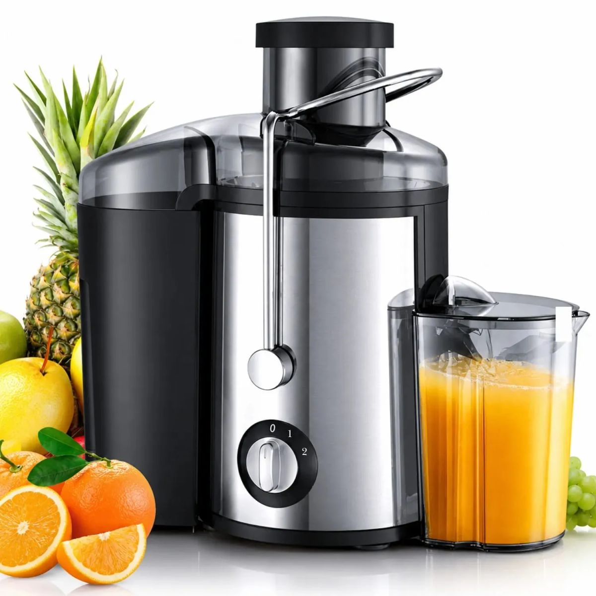 SILVER - EXTRACTOR DE JUGO ORIGINAL SILVER 1500W MAS JARRA