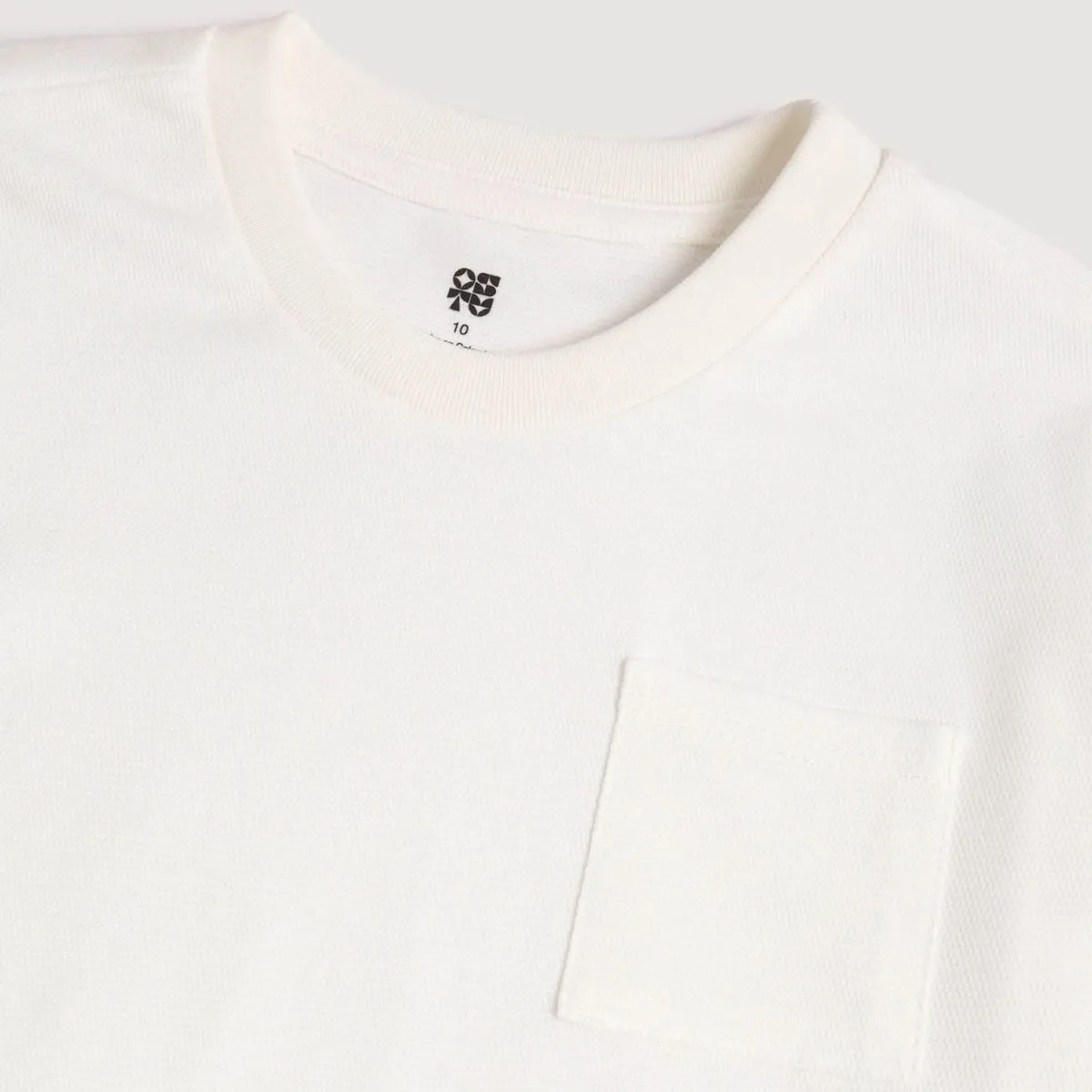 OSTU - Camiseta  Infantil Niño Manga Corta Ostu Crema #80090317