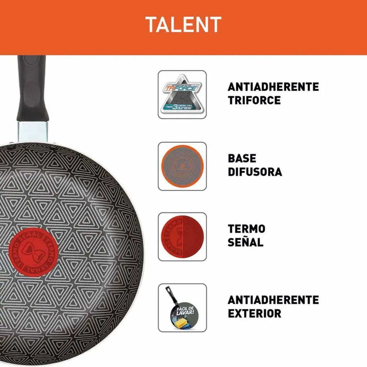 IMUSA - Batería / Juego de Ollas 9 Piezas IMUSA Antiadherente Talent