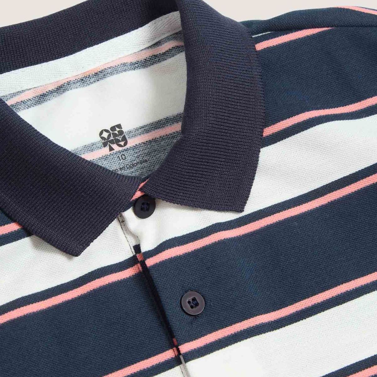 OSTU - Polo  Infantil Niño Manga Corta Ostu Color Azul #80110104