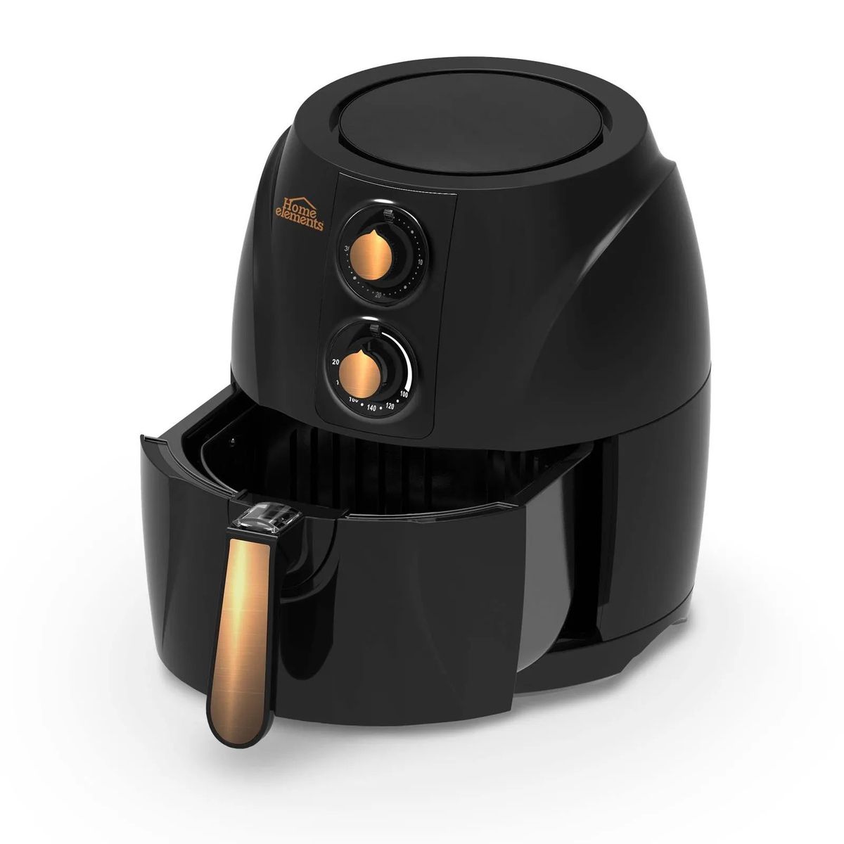 HOME ELEMENTS - Freidora De Aire Negra - Cobre 3,2 Lt - 299895422