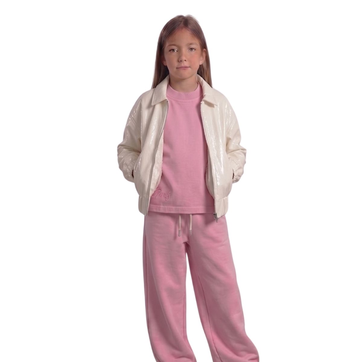 BIGBOYS - Chaqueta Bomber Marfil Niña