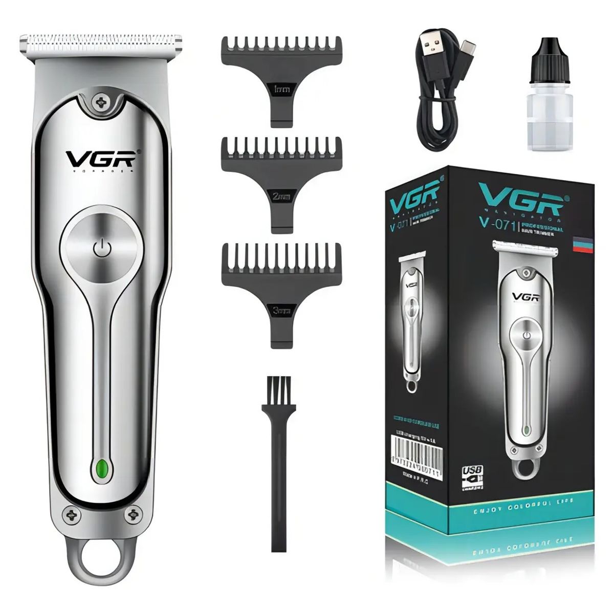 VGR - AFEITADORA CORTADORA DE PELO TRIMMER INALAMBRICA