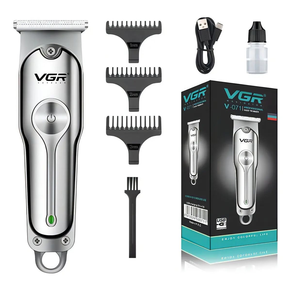 VGR - AFEITADORA CORTADORA DE PELO TRIMMER INALAMBRICA