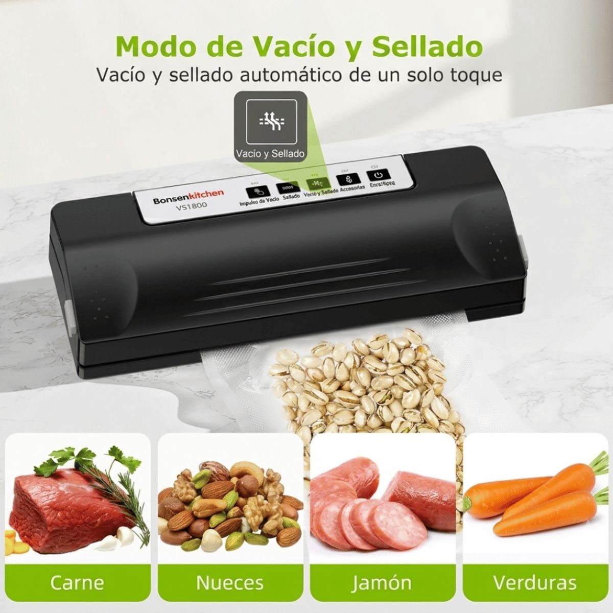 INNOVA - Maquina Empacadora Selladora Al Vacio Para Empacar Alimentos