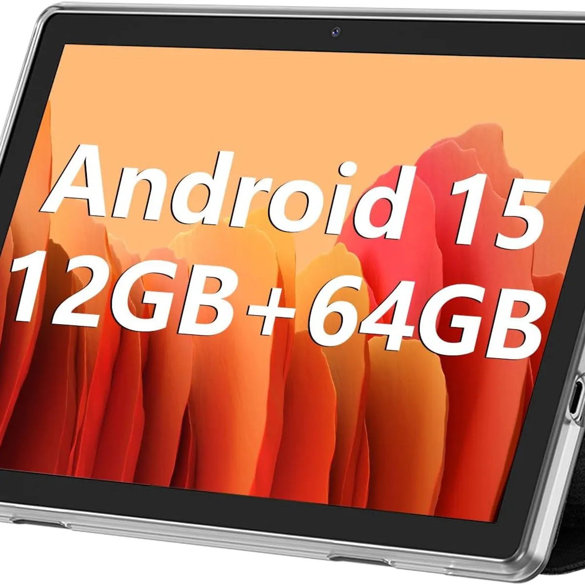 GENERICO - Tablet Android 15 10.1" 12GB RAM 64GB Expandible Batería 6000mAh WiFi+Mause inalámbrico