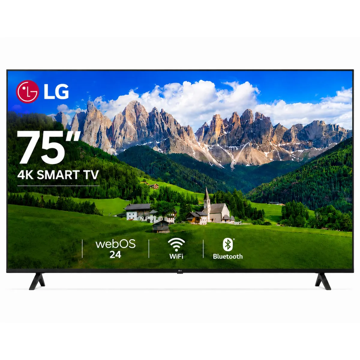 LG - Televisor LG 75 Pulgadas Smart TV 4K Negro 75AU801