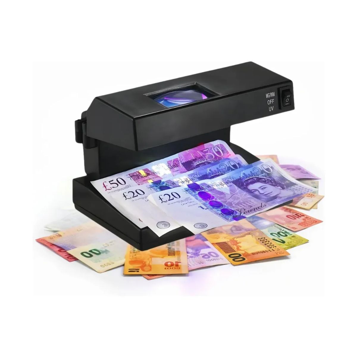 GENERICO - Detector De Billetes Falsos Maquina Para Detectar Con Luz Uv