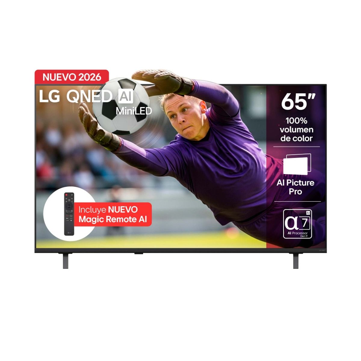 LG - Televisor LG 65 Pulgadas Qned Mini Led 4k Ia 65QNED70BSA.AWC