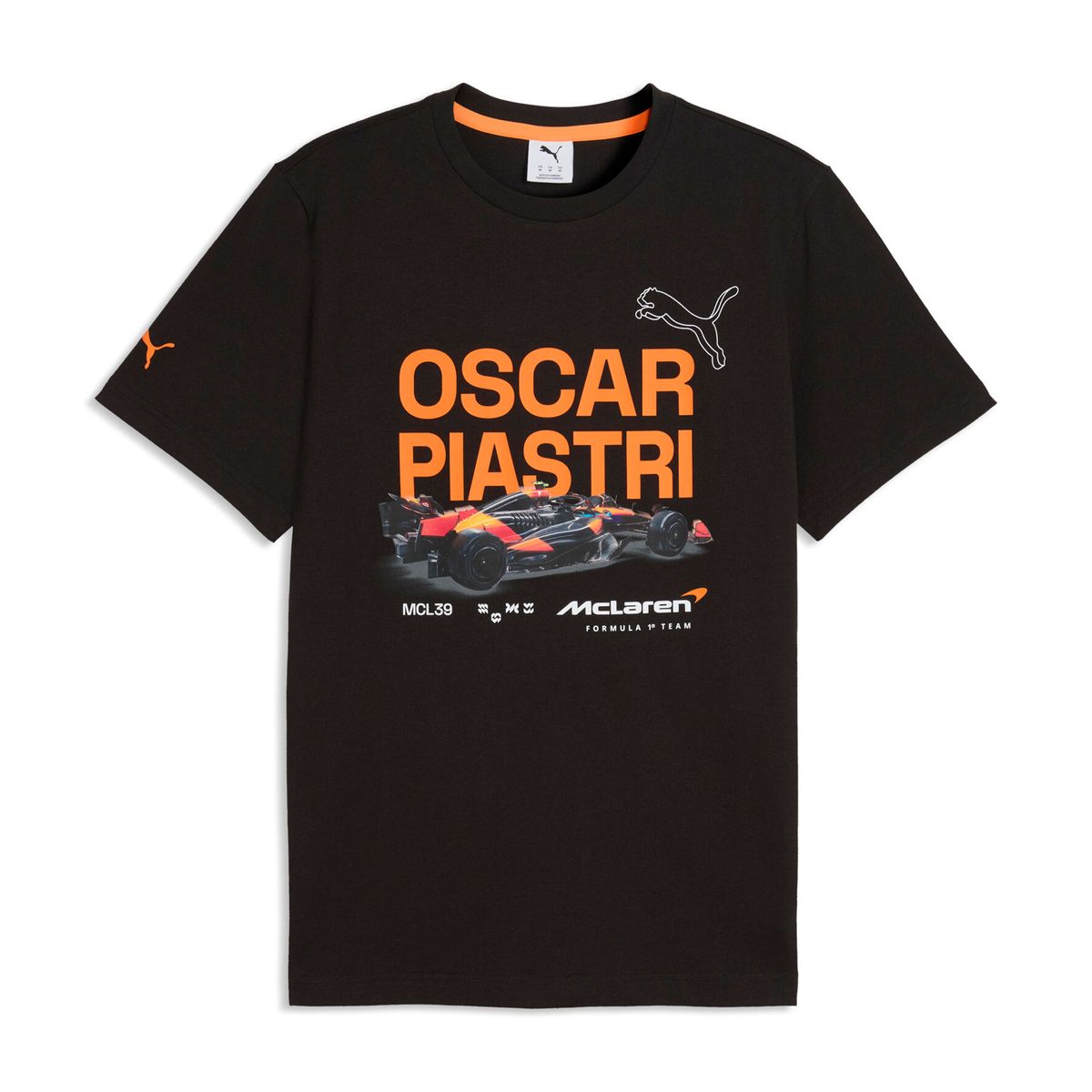 PUMA - Camisa Deportiva Puma Originales Mclaren Racing Negro Hombre