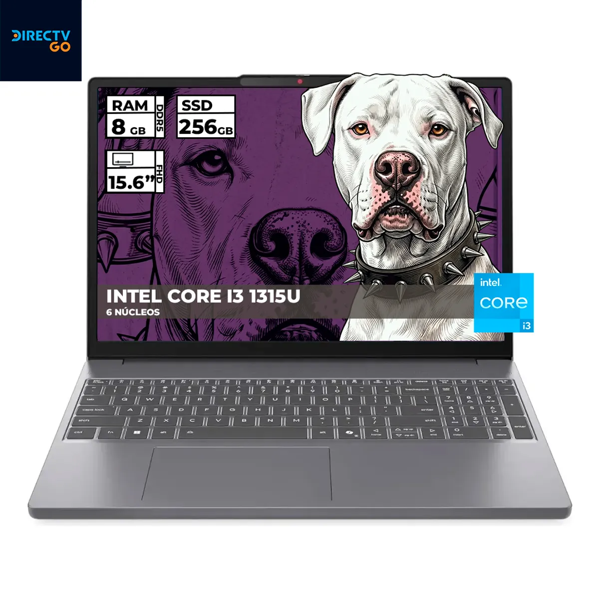 Lenovo - PORTÁTIL LENOVO IDEAPAD SLIM 3 15IRU8 INTEL CORE I3-1315U 8GB RAM 256GB SSD 15.6" FHD + DIRECTV GO