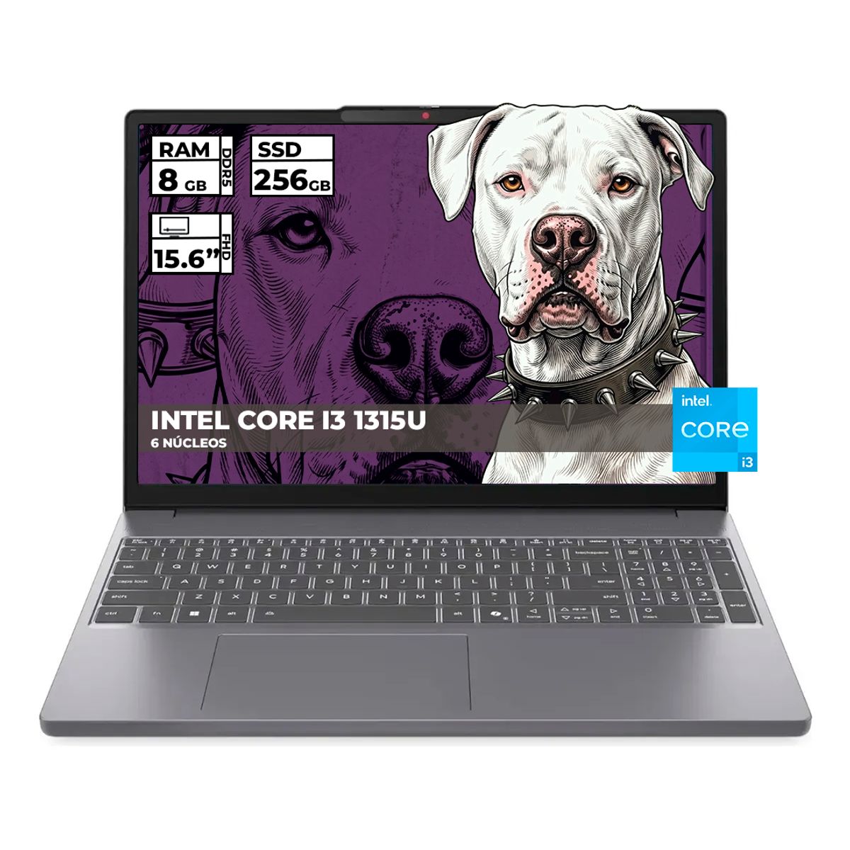 Lenovo - PORTÁTIL LENOVO IDEAPAD SLIM 3 15IRU8 INTEL CORE I3-1315U 8GB RAM 256GB SSD 15.6" FHD + DIRECTV GO