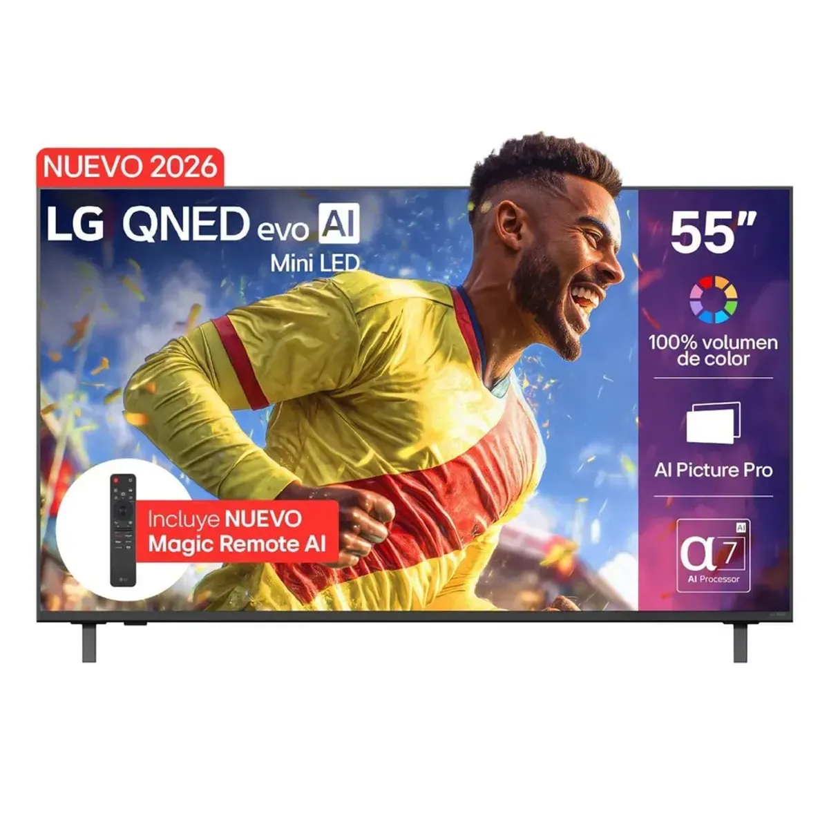 LG - Televisor LG 55 Pulgadas Qned Mini Led Ai Smart TV