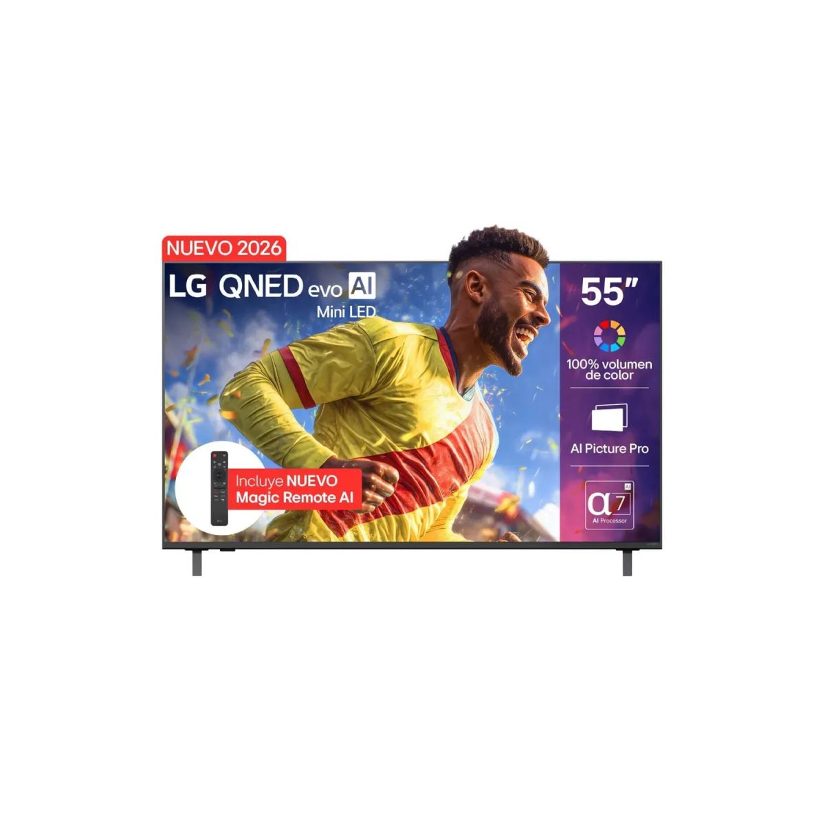 LG - Televisor LG 55 Pulgadas Qned Mini Led Ai Smart TV
