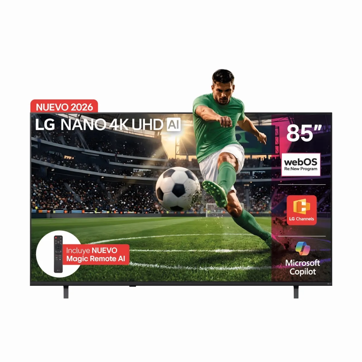 LG - Televisor LG 85 Pulgadas Nano Uhd 4k Smart Tv 85NU855BPSA.AWC