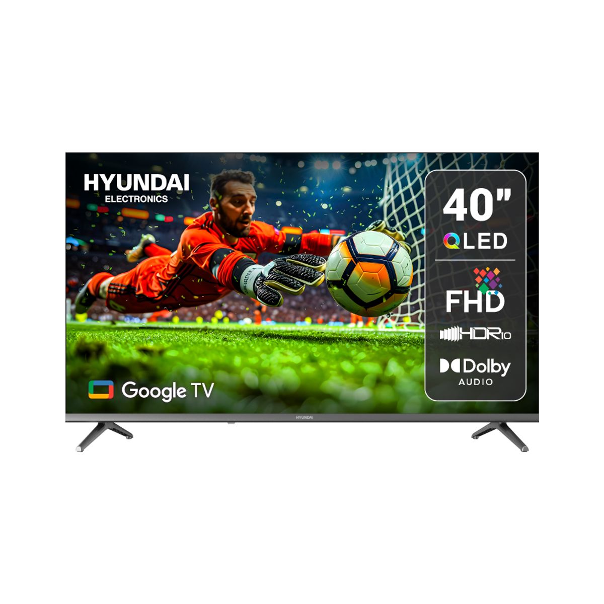 HYUNDAI - Televisor Hyundai Qled Smart Fhd 40 Pulgadas Hyled4029qg