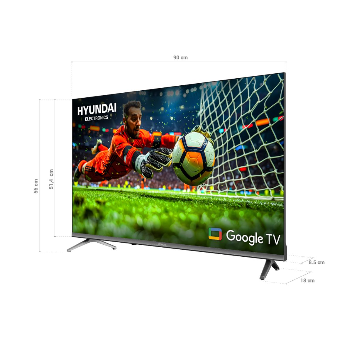 HYUNDAI - Televisor Hyundai Qled Smart Fhd 40 Pulgadas Hyled4029qg