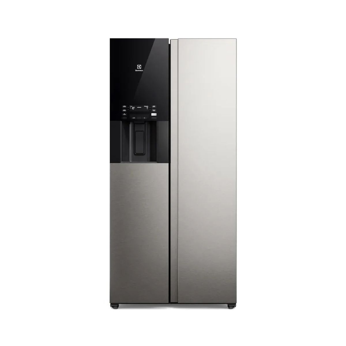 ELECTROLUX - Nevecón Electrolux No frost 481L Inverter AutoSense Dispensador Agua y Hielo Directo Gris ERS48F3C4DS