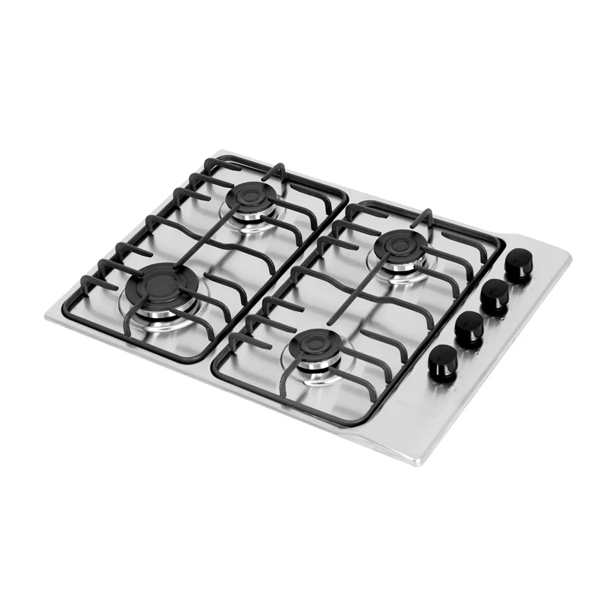 CHALLENGER - Combo CHALLENGER Estufa 4 Puestos Acero Inox + Campana Horizontal Inox 60cm