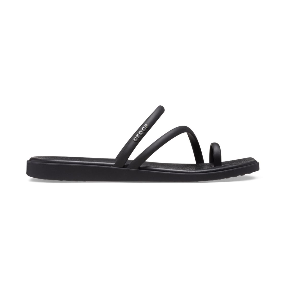 CROCS - Sandalias Crocs Miami Toe Loop Sandal Negro Mujer