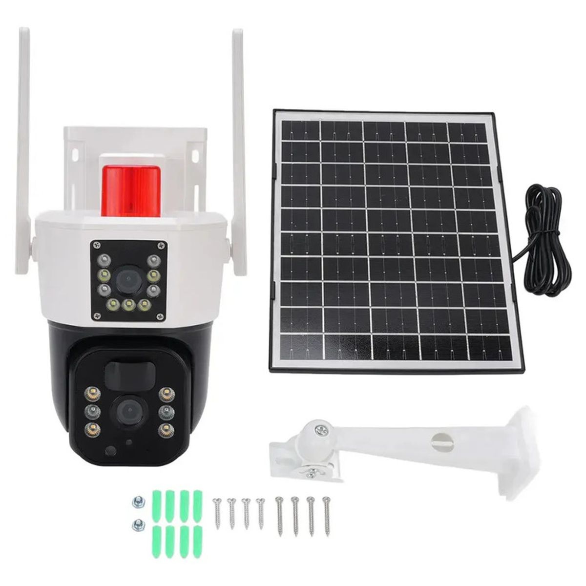 GENERICO - Camara De Seguridad Solar 2 En 1 4g Con Wifi