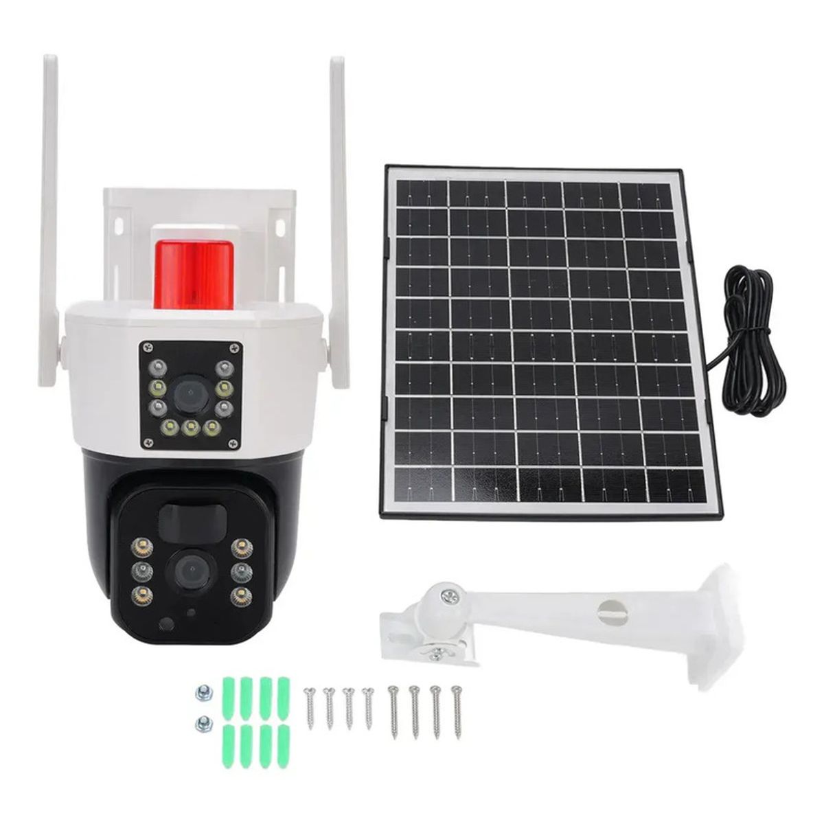 GENERICO - Camara De Seguridad Solar 2 En 1 4g Con Wifi