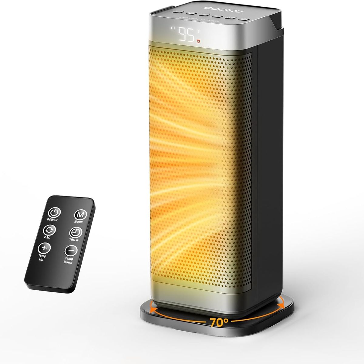 INNOVA - Calefactor Electrico Ambiente Portatil Calentador Silencioso