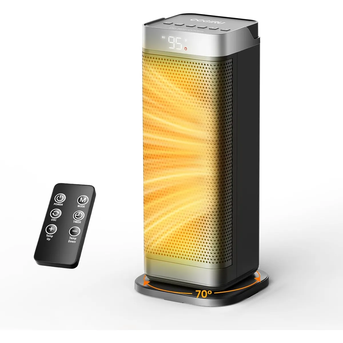 INNOVA - Calefactor Electrico Ambiente Portatil Calentador Silencioso