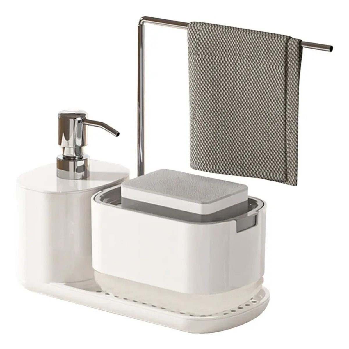 SHAD - Dispensador de jabón 2 en 1