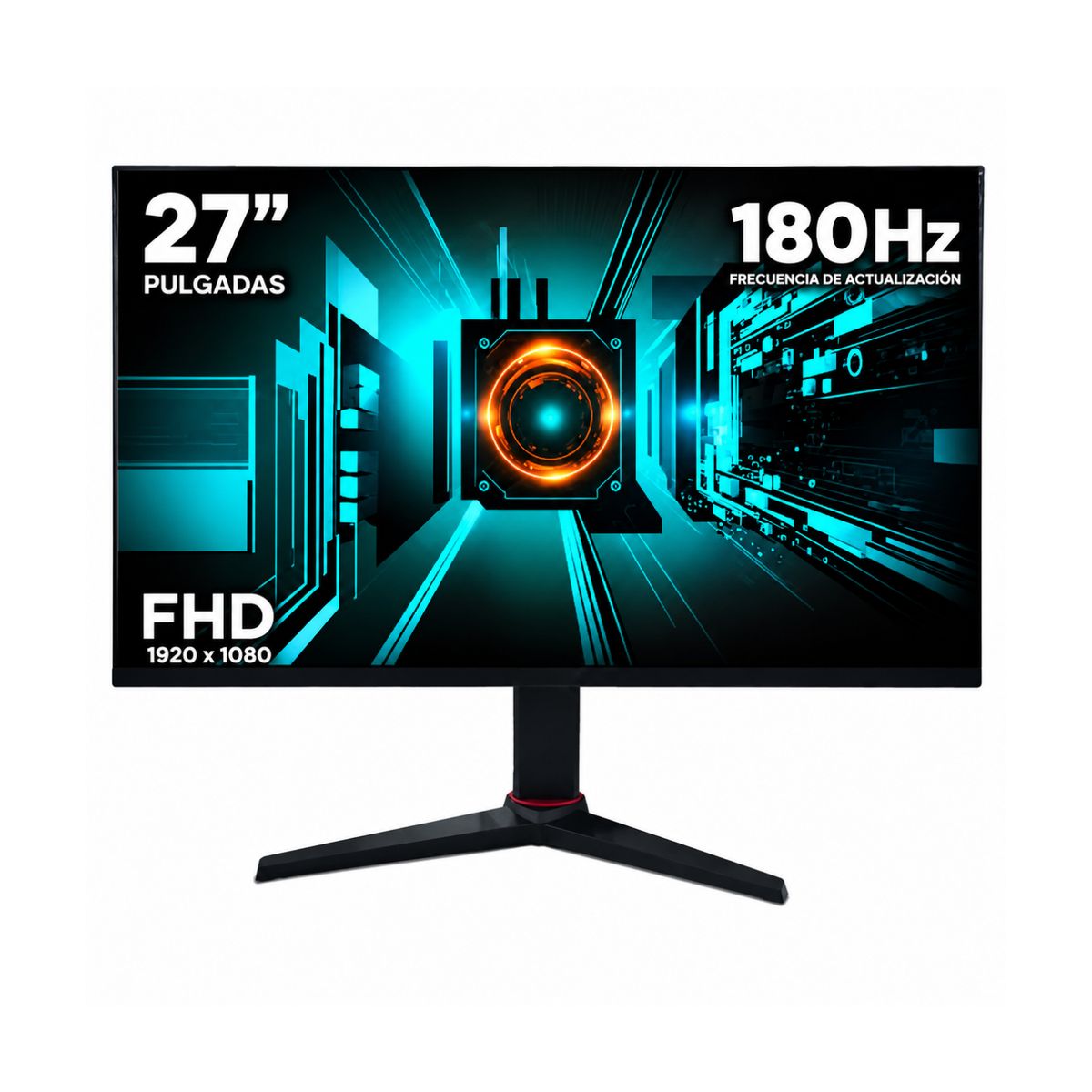 AMD - TORRE GAMER RYZEN 7 5700G - 32GB RAM - 2TB SSD - 7 FANS - 750W - MONITOR 27" 180Hz + COMBO GAMER