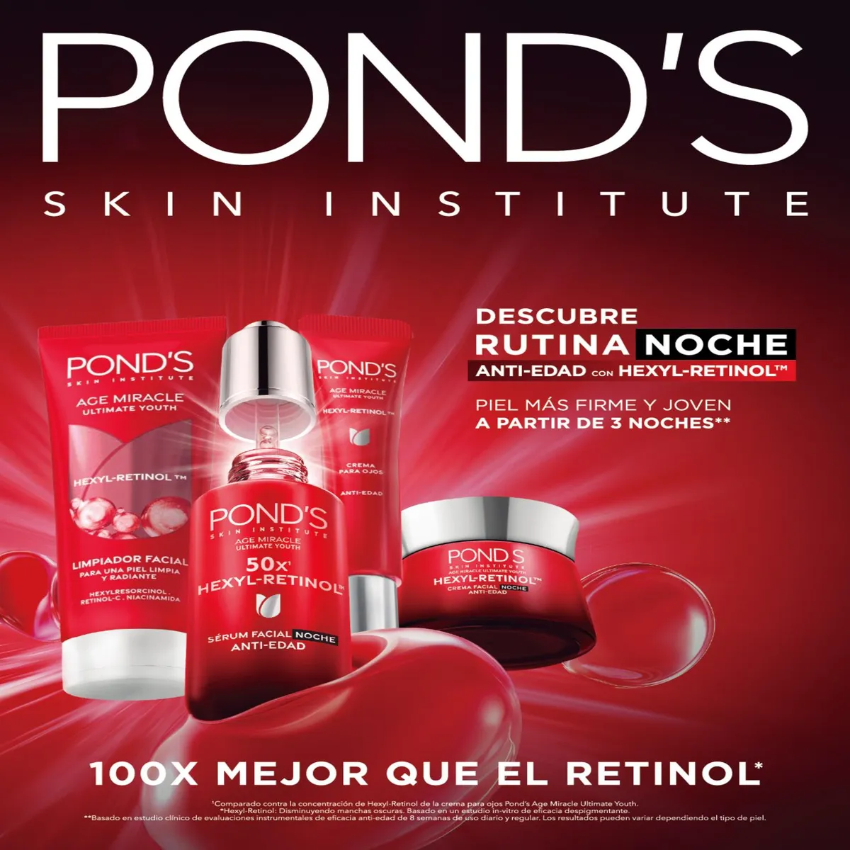 PONDS - Serum Ponds Noche Age Miracle Hexylretinol X30ML