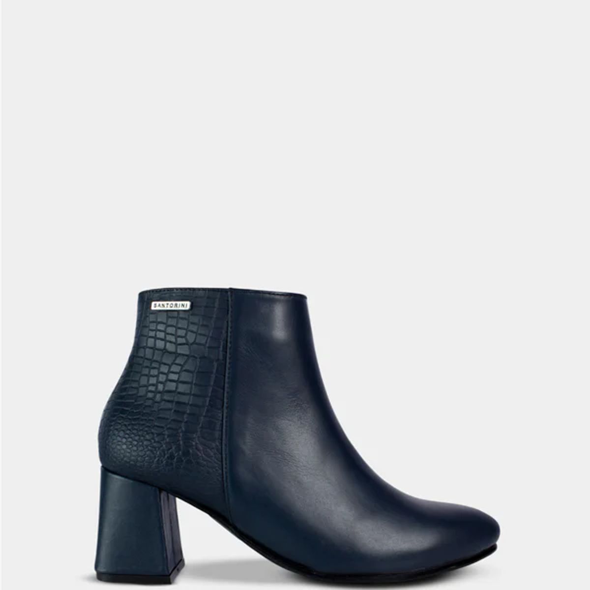 SANTORINI - BOTINES PARA MUJER THAIANA1 CUERO AZUL