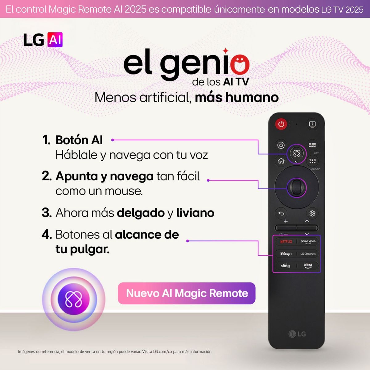 LG - Televisor LG 55 Pulgadas Uhd Ai Ua80 4k Smart Tv 55UA8055PSA.AWC