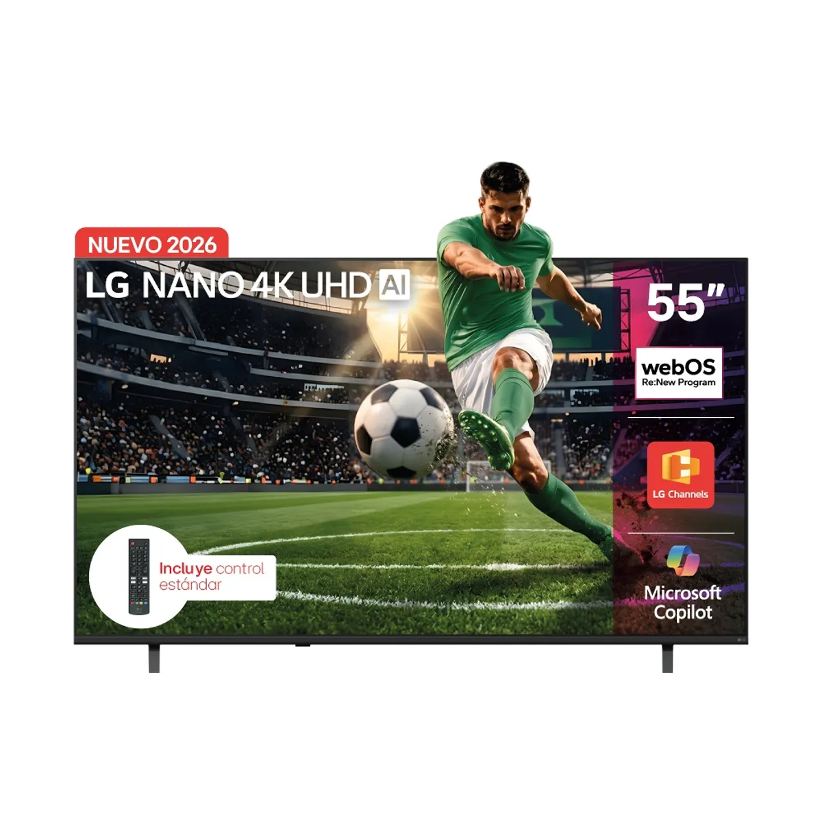 LG - Televisor LG 55 Pulgadas Nano Uhd 4k Ai 55NU850BPSA.AWC