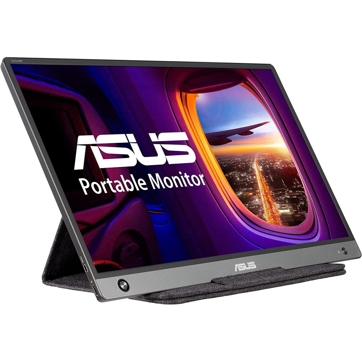 ASUS - Monitor Portatil Asus Mb16ah Full Hd Mac Xbox Ps4 Windows