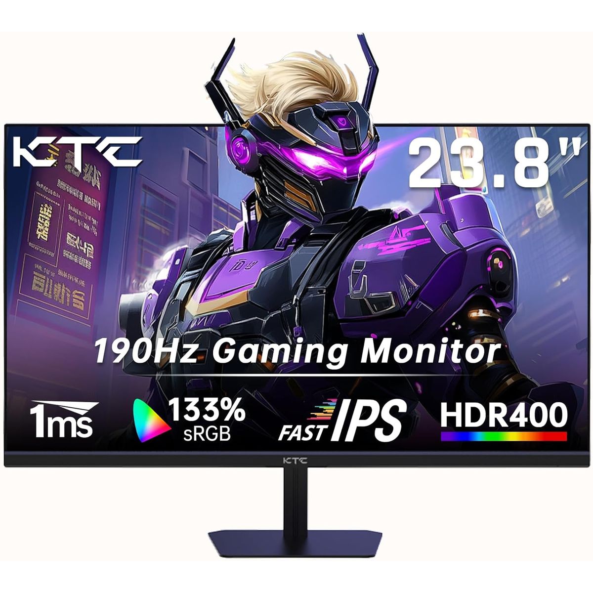 KTC - Monitor Gamer Ktc 23.8 Pulgadas 180hz Ips Fhd Hdmi Dp H24f8