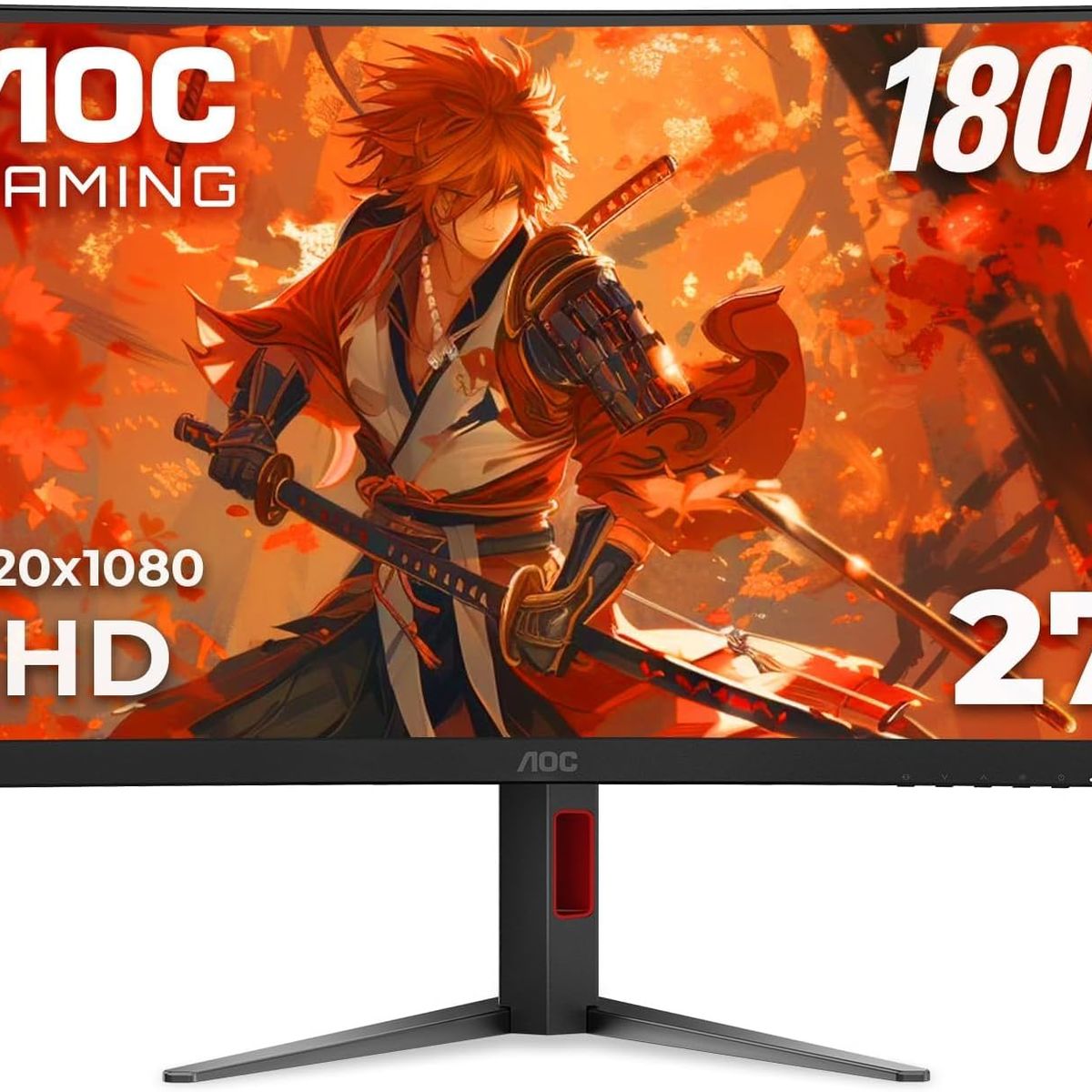 AOC - Monitor Gamer Aoc C27g4h Curvo 27 Pulgadas Fhd 180hz
