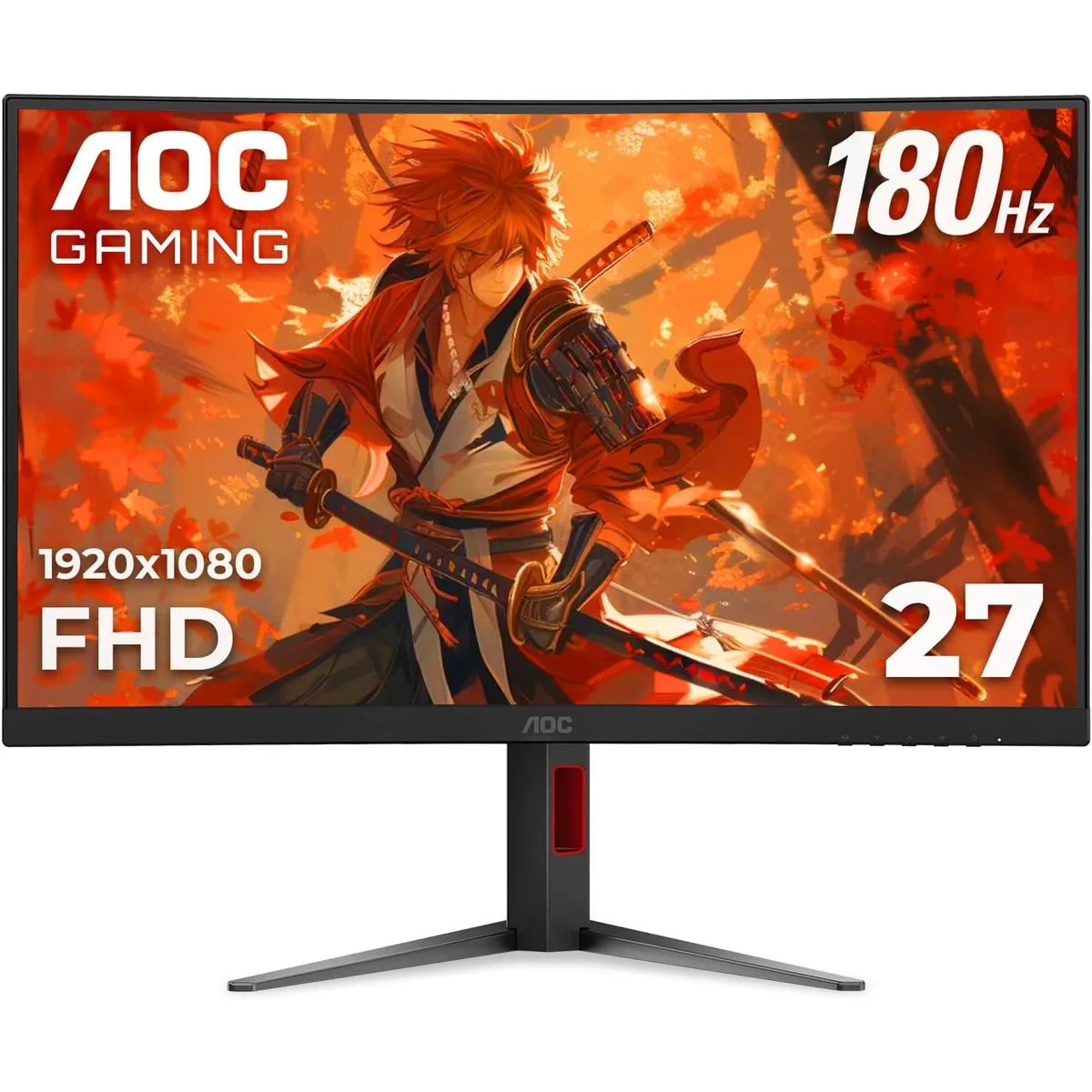 AOC - Monitor Gamer Aoc C27g4h Curvo 27 Pulgadas Fhd 180hz