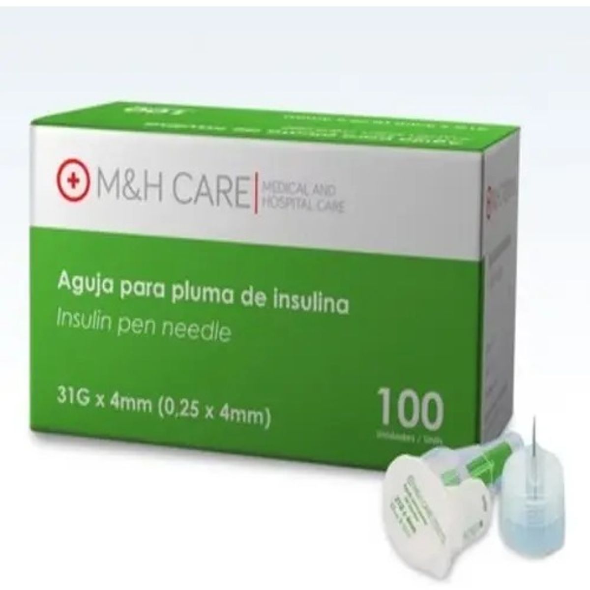 GENERICO - Aguja Para Pluma De Insulina 31g X 4mm Caja X 100 Unidades