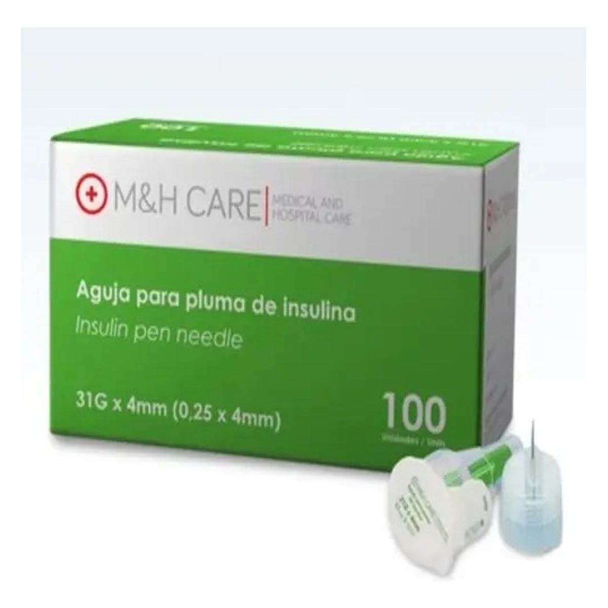 GENERICO - Aguja Para Pluma De Insulina 31g X 4mm Caja X 100 Unidades