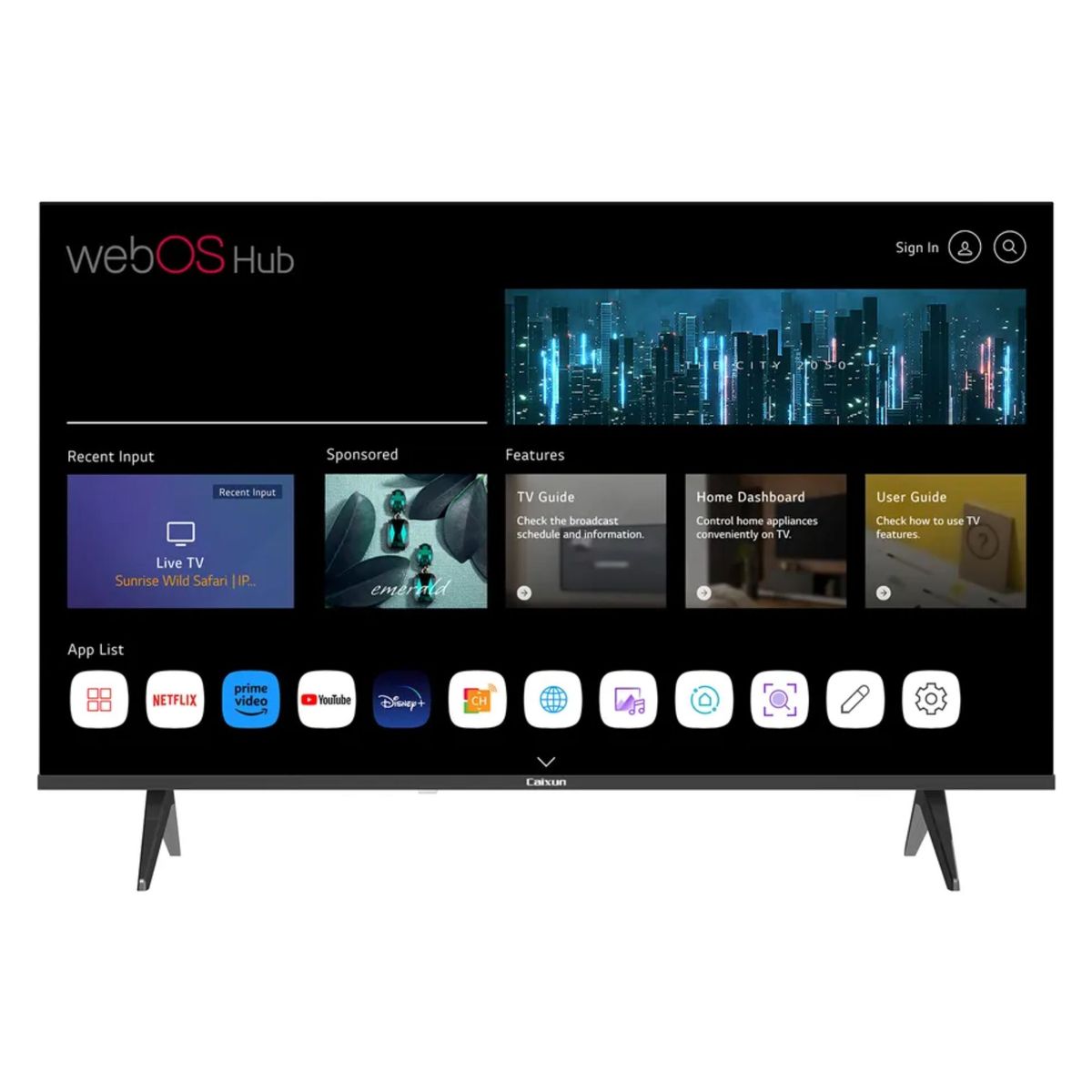 CAIXUN - Televisor Caixun 43 Pulgadas FHD LED C43KAFG