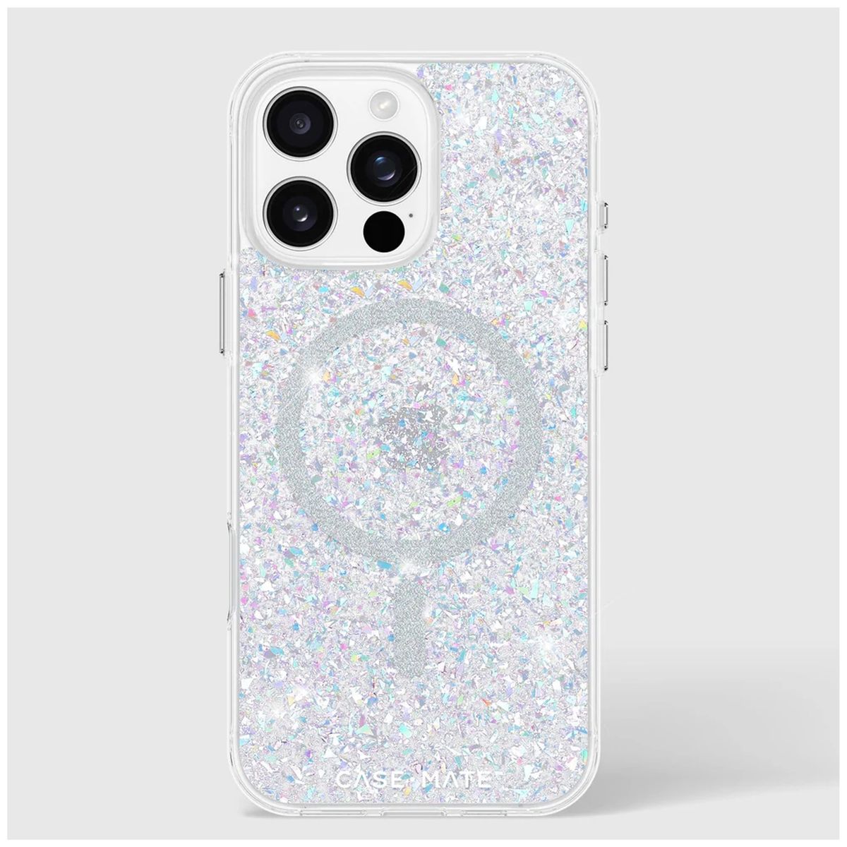 CASE MATE - Estuche Compatible con iPhone 16 Pro Max Casemate Twinkle Disco MagSafe