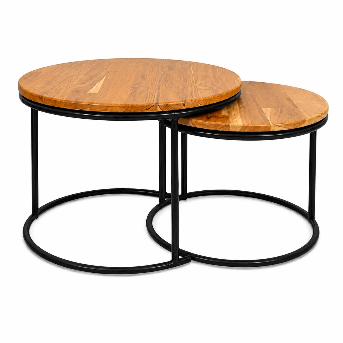 G HOME - Mesa de Centro Nido x 2 Japandi Madera