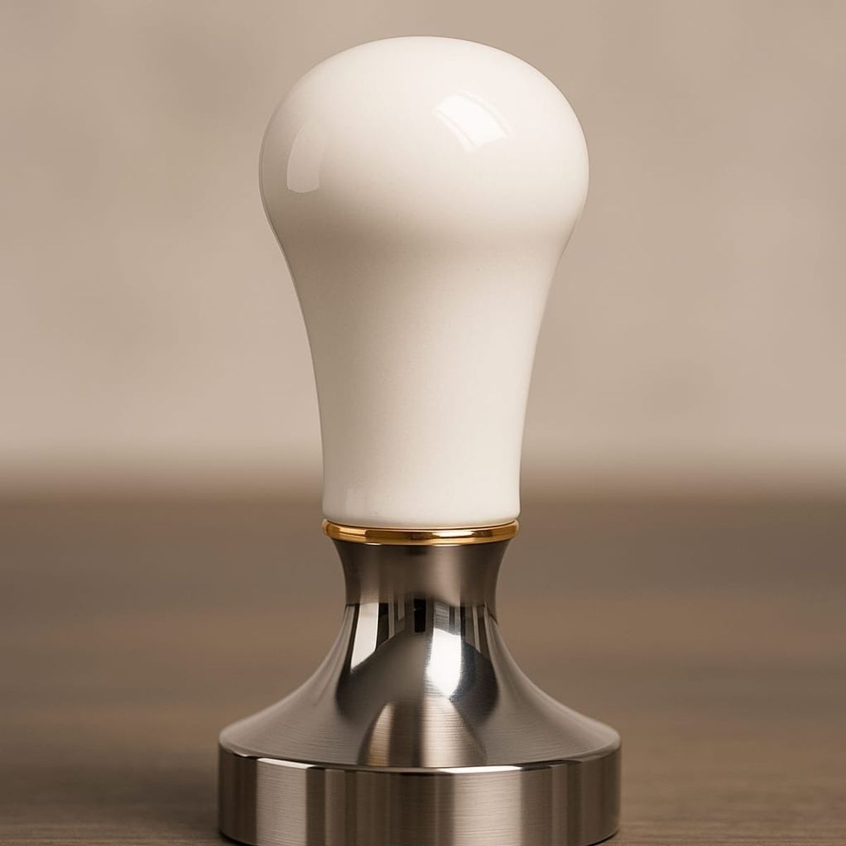 AMERICAN GENERICS - Tamper para Café Profesional en Acero Inoxidable para Prensado de Espresso