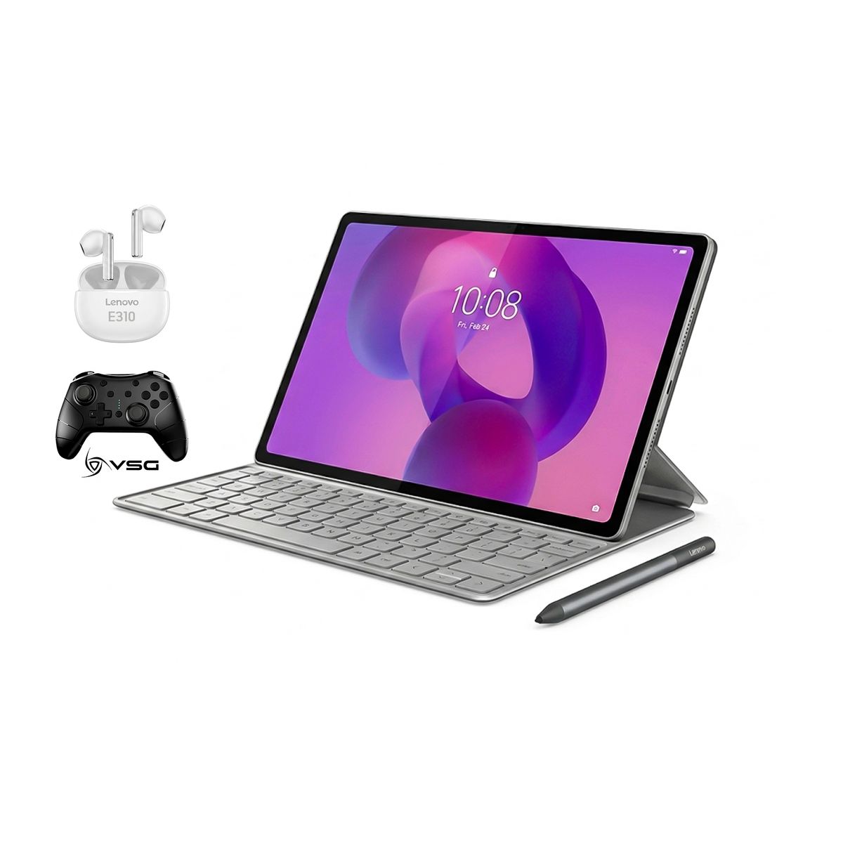 Lenovo - Tablet Lenovo Idea Tab Plus TB361FU 12.1″ 2.5K 8GB RAM 256GB con Kit Premium y Control VSG